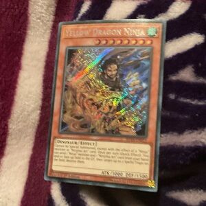 Yellow Dragon Ninja Trading Card